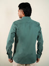 Bottle Green Structured Regular Fit Shirt