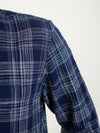 Blue Dotted Checks Regular Fit Shirt