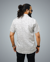 White Classic Dot Regular Fit Shirt