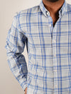 Evergreen Blue Checks Regular Fit Shirt