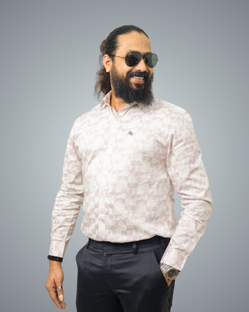 Purple Rose Petal Regular Fit Shirt