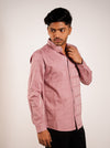 Rose Gold Colossal Check Regular Fit Shirt