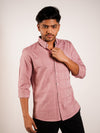 Rose Gold Colossal Check Regular Fit Shirt