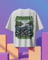 Oversized Tshirt - Crox Crocodile